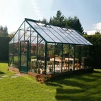 Bakgarðgler gróðurhús